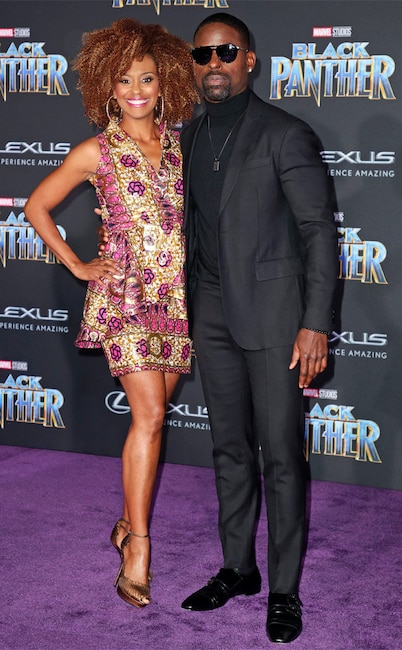 Ryan Michelle Bathe, Sterling K. Brown, Black Panther premiere