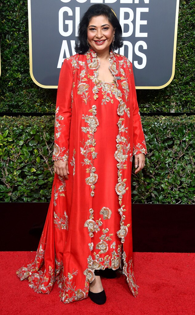 Meher Tatna, 2018 Golden Globes, Red Carpet Fashions