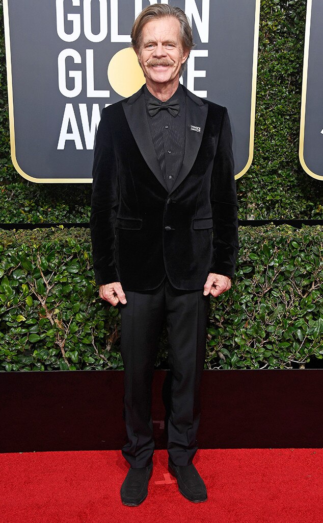 William H. Macy, 2018 Golden Globes, Red Carpet Fashions