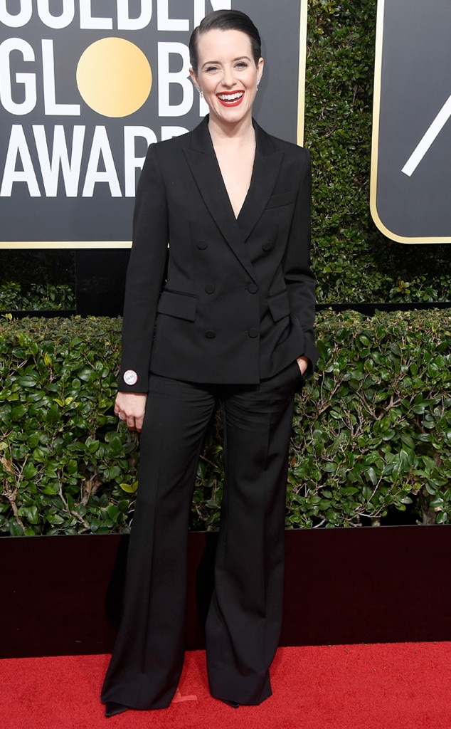Claire Foy, 2018 Golden Globes, Red Carpet Fashions