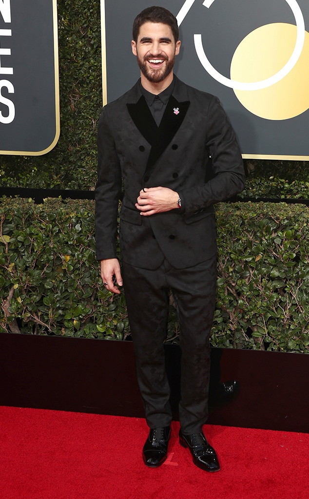 Darren Criss, 2018 Golden Globes, Red Carpet Fashions