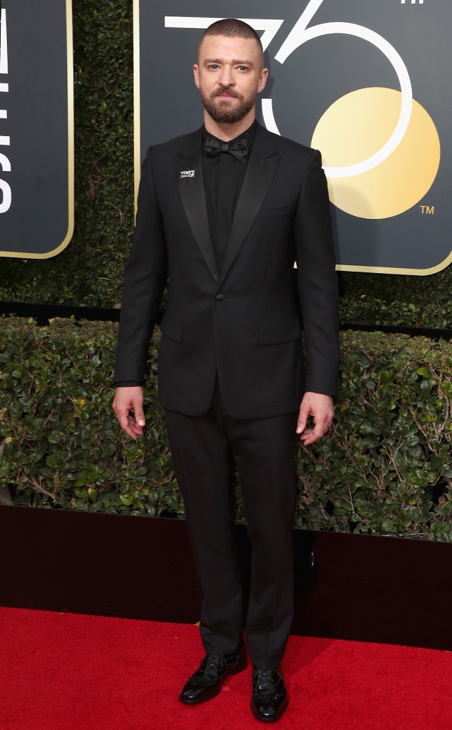 Justin Timberlake, 2018 Golden Globes, Red Carpet Fashions
