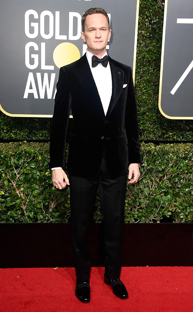 Neil Patrick Harris, 2018 Golden Globes, Red Carpet Fashions