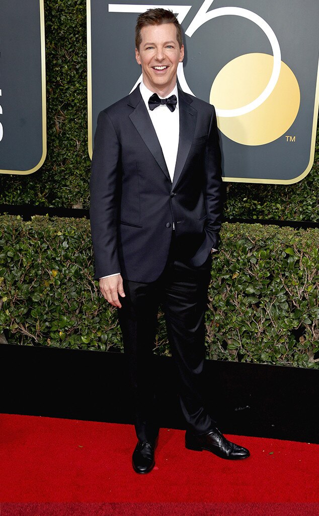 Sean Hayes, 2018 Golden Globes, Red Carpet Fashions