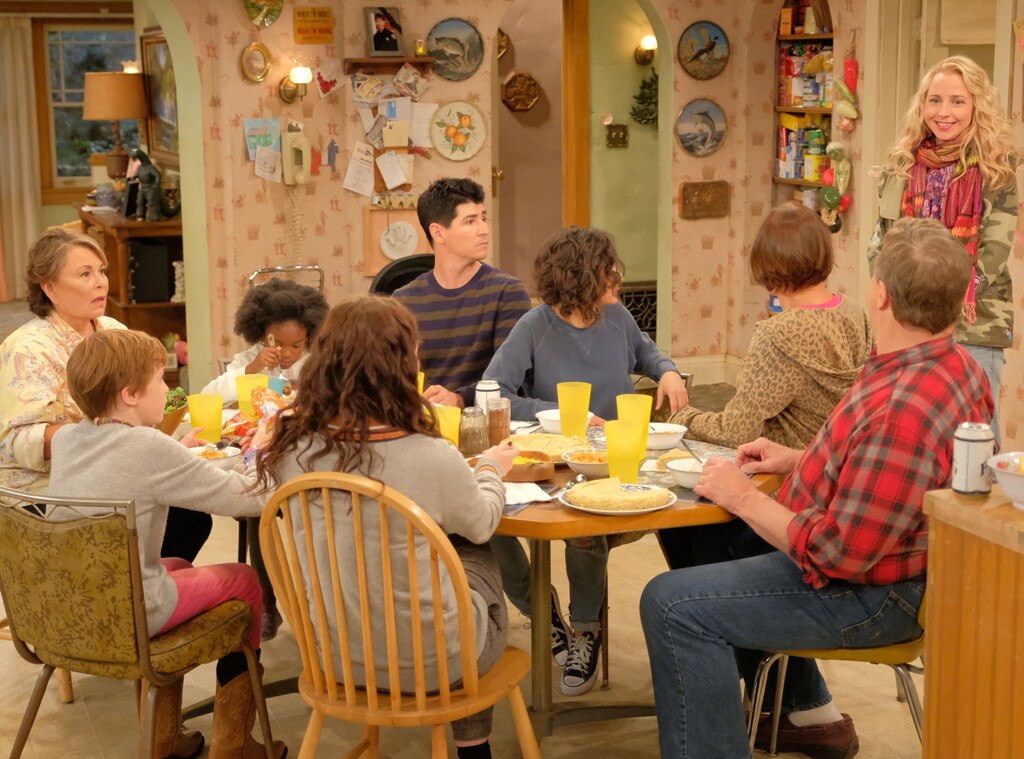 The Return of Roseanne First Photos From ABC's Revival Features an Alive Dan, Nasty Woman