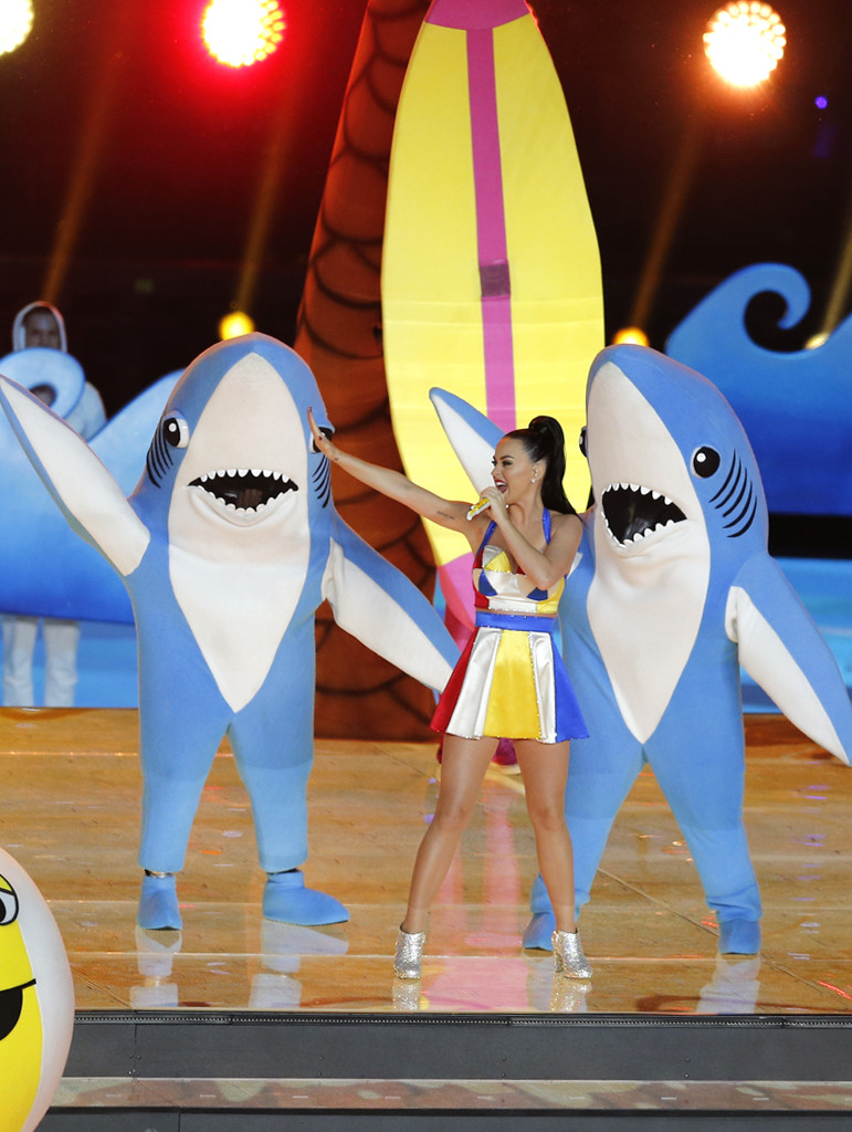 super bowl katy perry left shark