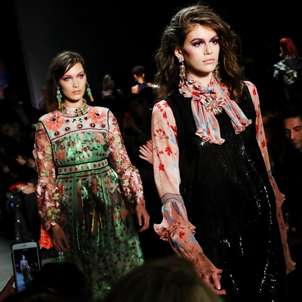 Gigi Hadid Breaks Down Bella and Kaia Gerber's Walks at Anna Sui