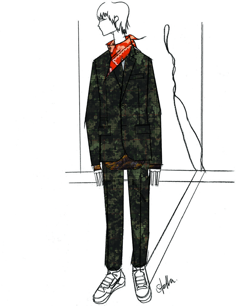 Justin Timberlake, Stella McCartney Super Bowl Sketches Justin Timberlake, Stella McCartney Super Bowl Sketches