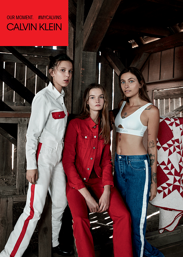 Millie Bobby Brown and Paris Jackson Star in Spring 2018 Calvin Klein Jeans Campaign