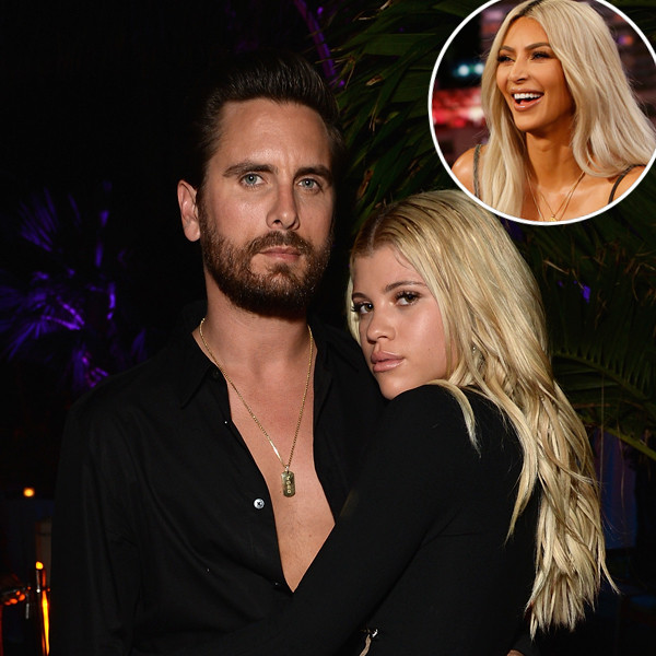 Kim Kardashian Says It's a "Good Thing" Scott Disick Is Dating Sofia Richie: "Whatever Makes Him Happy"