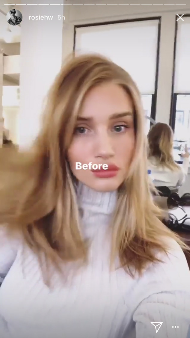 Rosie Huntington Whiteleys Before And After Photos Prove Shes Insanely Beautiful E News