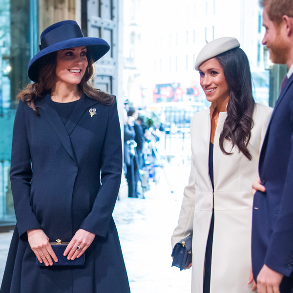 Kate Middleton and Meghan Markle Are Twinning in Their Blue Pumps