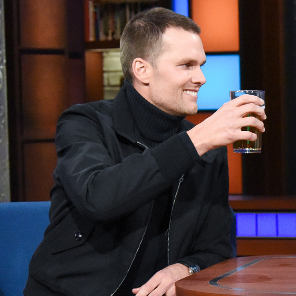 Tom Brady Eats His First Strawberry and Chugs a Beer With Stephen Colbert