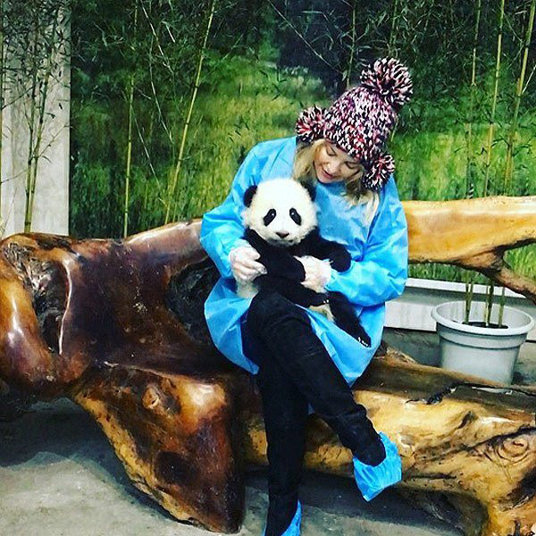 Celebrities With Pandas