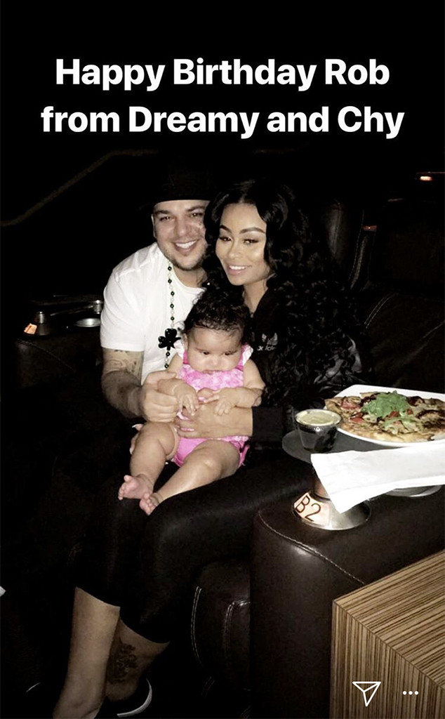 Blac Chyna, Rob Kardashian, Dream Kardashian, Throwback, Birthday