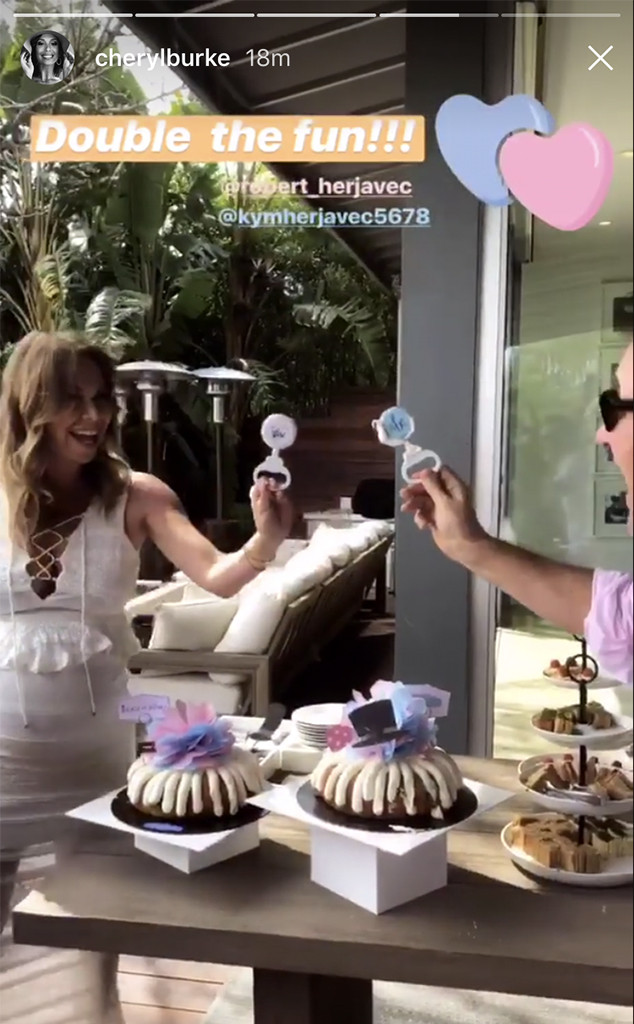 Kym Johnson, Robert Herjavec, Baby Shower