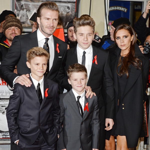 See Victoria and David Beckham Model With Their Kids For Vogue