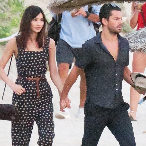 Dominic Cooper and Gemma Chan Holds Hands on Beach in Spain