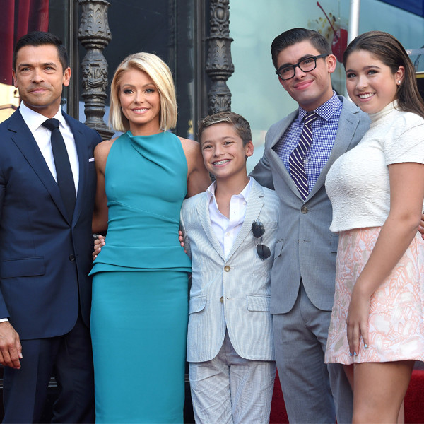Kelly Ripa, Mark Consuelos, Lola Consuelos, Michael Consuelos, Joaquin Consuelos