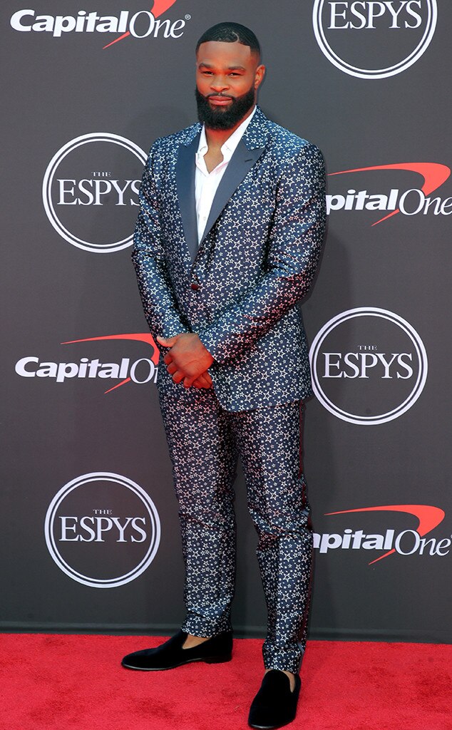 Tyron Woodley From ESPYS 2019 Red Carpet Fashion E News