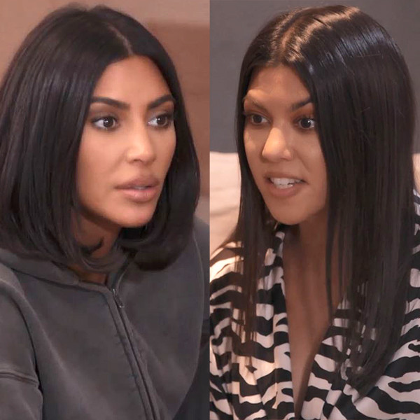 See Kim & Kourtney Have a Big Fight Over North & Penelope's Birthday