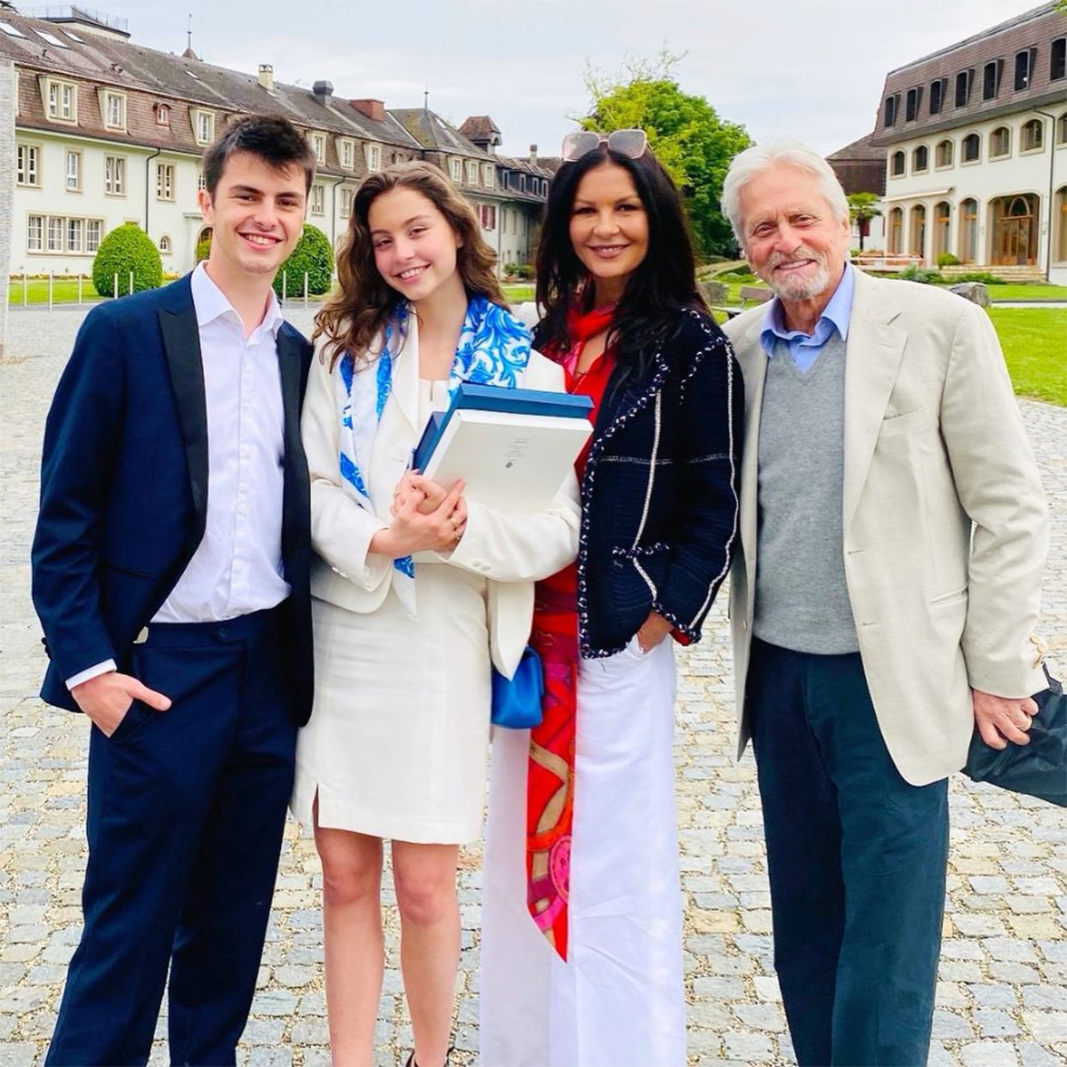 Catherine Zeta-Jones, Michael Douglas, Stars Celebrate Their Kids' Graduations