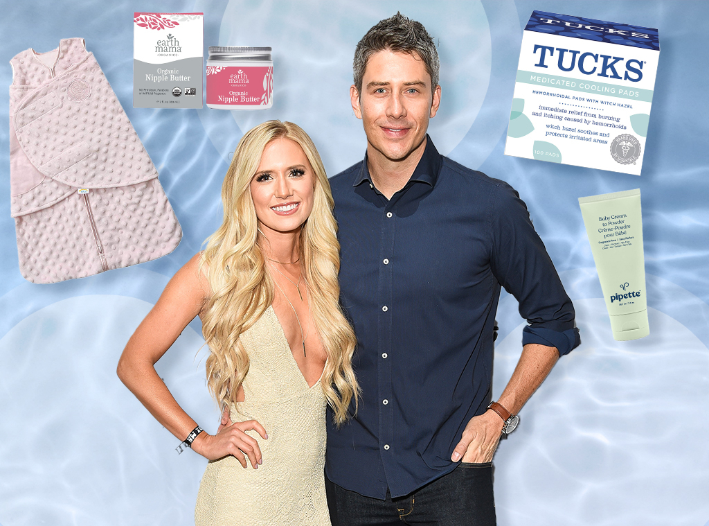 E-comm: Lauren Burnham and Arie Luyendyk Jr. Amazon Hospital Bag