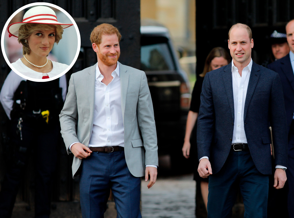 Prince Harry, Prince William, Princess Diana