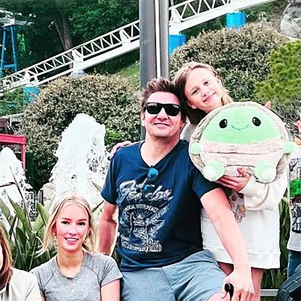 Jeremy Renner Visits Six Flags With Family 3 Months After Accident