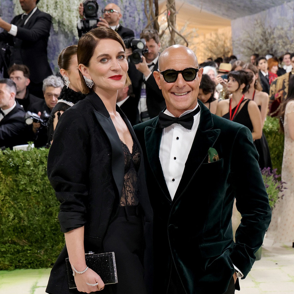 Emily Blunt Third Wheels Stanley Tucci, Felicity Blunt's Met Gala Date