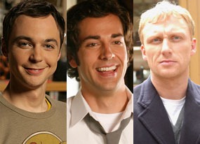 Jim Parsons (Big Bang Theory), Zachary Levi (Chuck), Kevin McKidd (Journeyman)