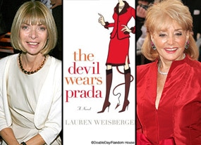 Anna Wintour, Devil Wears Prada Book Cover, Barbara Walters