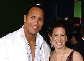 Dwayne The Rock" Johnson and wife Dany 