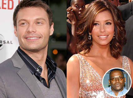 Ryan Seacrest, Eva Longoria, Randy Jackson