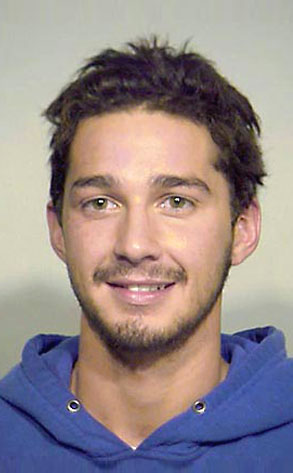 Shia LaBeouf, mugshot