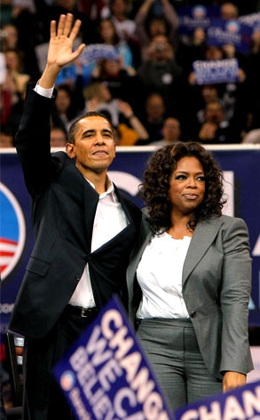 Oprah Winfrey, Barack Obama