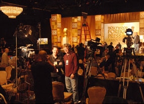 Golden Globes Press Conference (set-up)