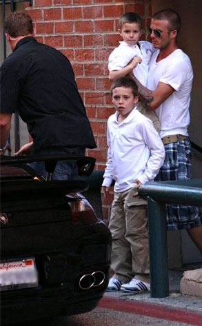 David Beckham Romeo And Brooklyn From The Big Picture Today S Hot Photos E News