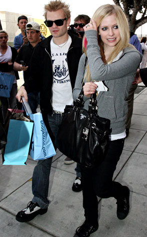 Avril Lavigne And Deryck Whibley From The Big Picture Todays Hot Photos 