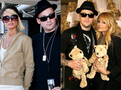 Paris Hilton, Benji Madden, Joel Madden, Nicole Richie