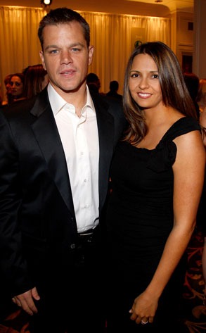 Matt Damon, Luciana Boz&aacute;n Barroso