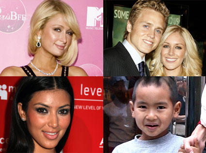 Paris Hilton, Heidi Montag &amp;amp; Spencer Pratt, Kim Kardashian, Maddox Jolie-Pitt