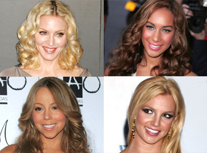 Madonna, Leona Lewis, Mariah Carey, Britney Spears