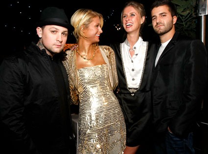 Paris Hilton, Benji Madden, Nicky Hilton, David Katzenberg