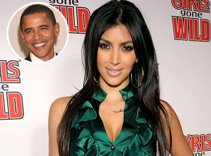 Kim Kardashian, Barack Obama