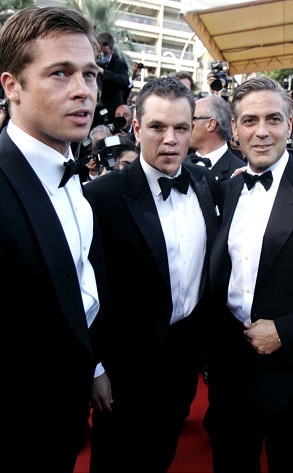 Brad Pitt, Matt Damon, George Clooney