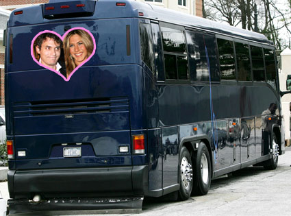 John Mayer, Jennifer Aniston, Tour Bus