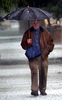 Man with an Umbrella