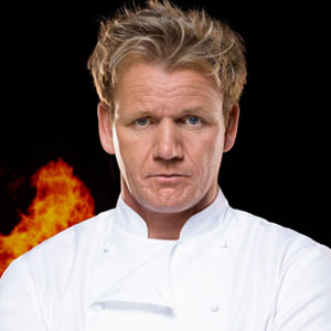 gordon ramsey holding knife, famous chef gordon