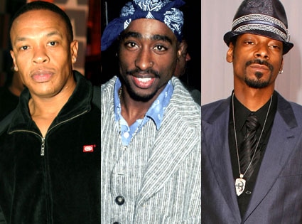 Dr. Dre, Tupac Shakur, Snoop Dogg
